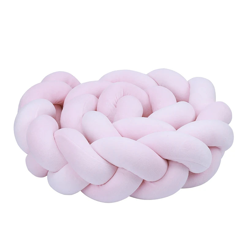 Tresse de Lit 3 Brins Rose Poudré