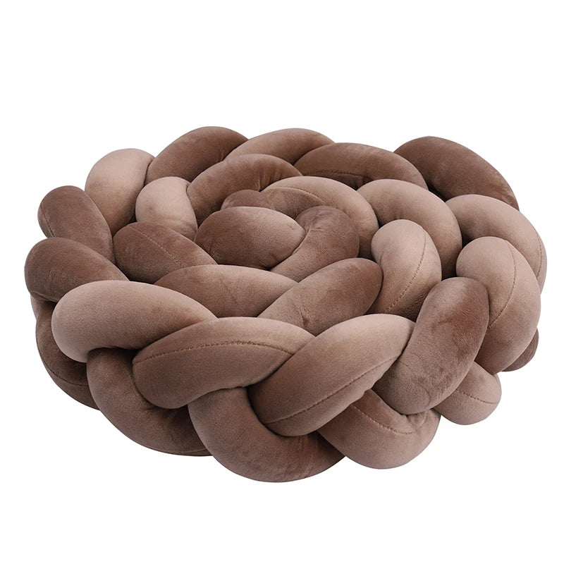 Tresse de Lit 3 Brins Marron Foncé