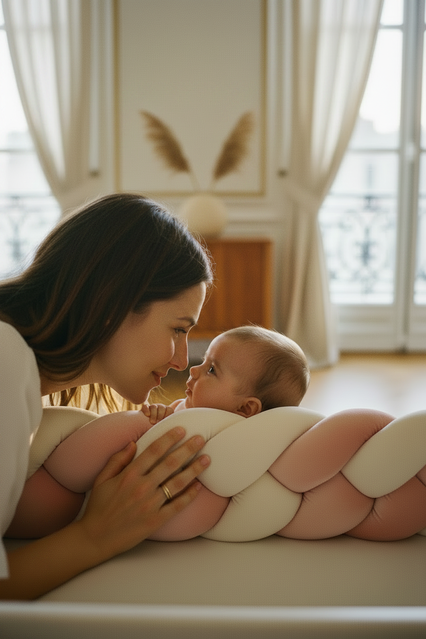 Même image + petit meuble discret en fond
