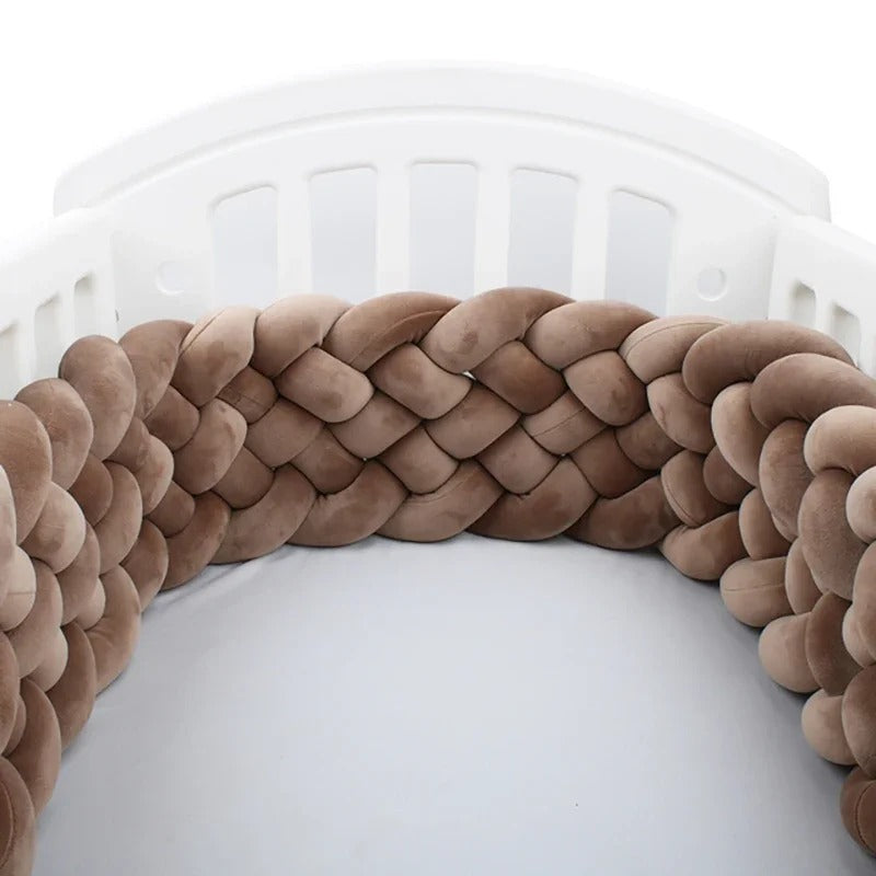 Tresse de Lit 6 Brins Marron