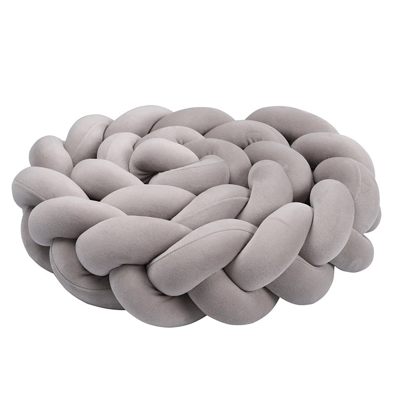 Tresse de Lit 3 Brins Gris Clair
