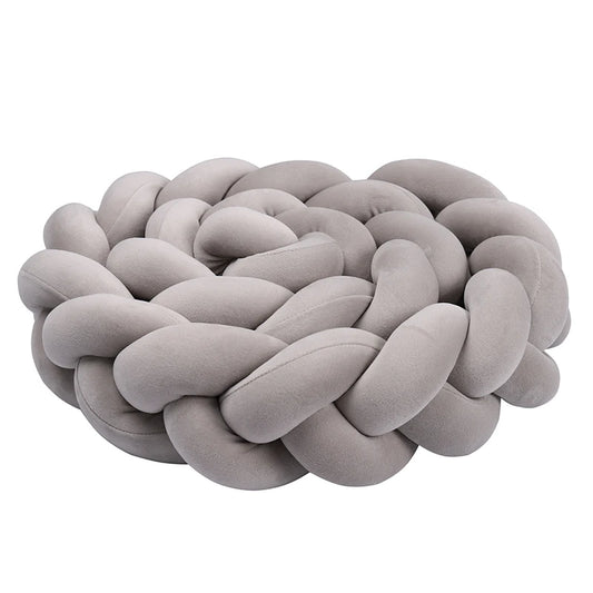 Tresse de Lit 3 Brins Gris Clair