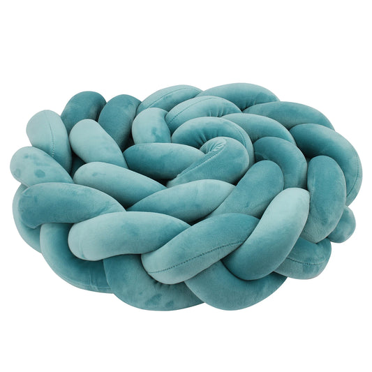 Tresse de Lit 3 Brins Bleu Paon