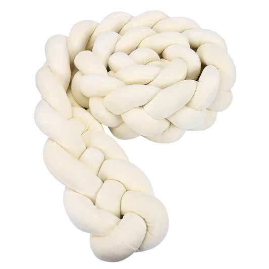 Tresse de Lit 4 Brins Jaune Pâle