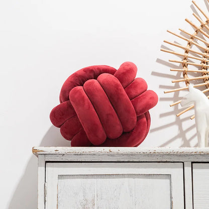 Coussin Boule Noué