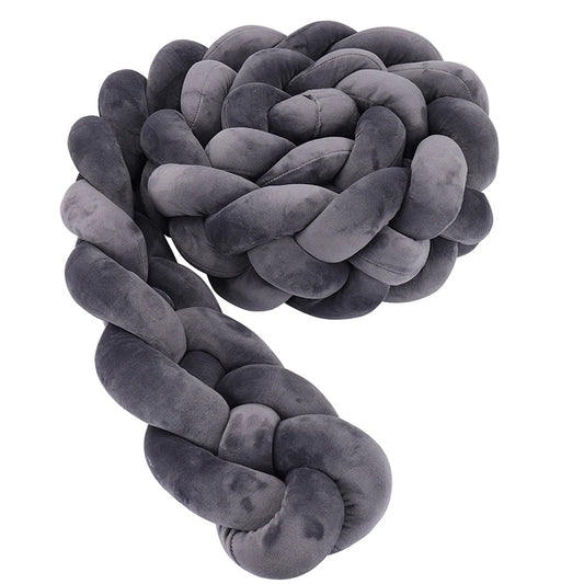 Tresse de Lit 4 Brins Gris