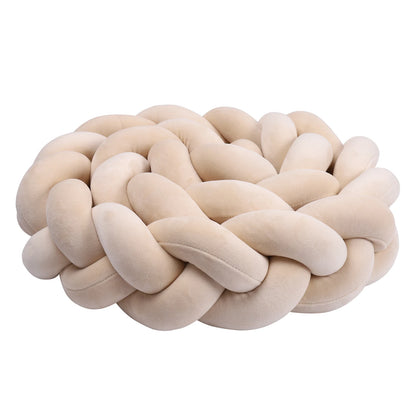 Tresse de Lit 3 Brins Vert & Blanc