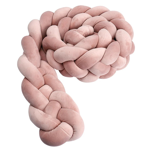 Tresse de Lit 4 Brins Rose Poudré