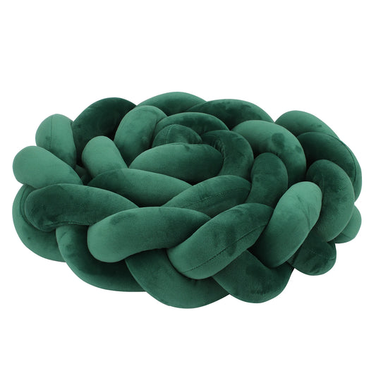 Tresse de Lit 3 Brins Vert Foncé