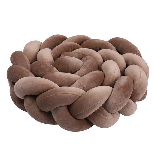 Tresse de Lit 3 Brins Marron Foncé