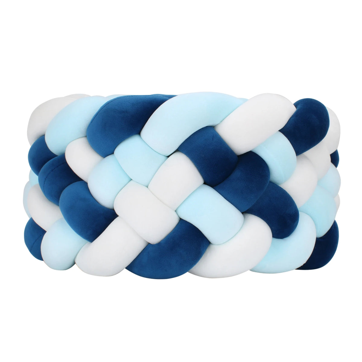 Tresse de Lit 6 Brins Bleu & Blanc