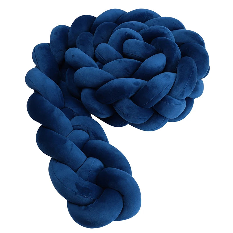 Tresse de Lit 4 Brins Bleu Foncé