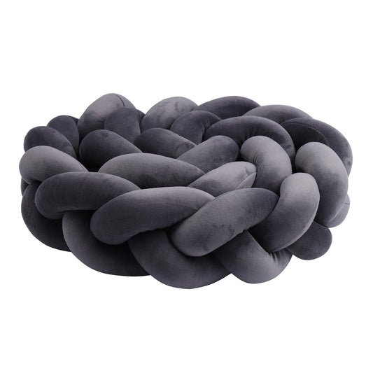 Tresse de Lit 3 Brins Noir Anthracite