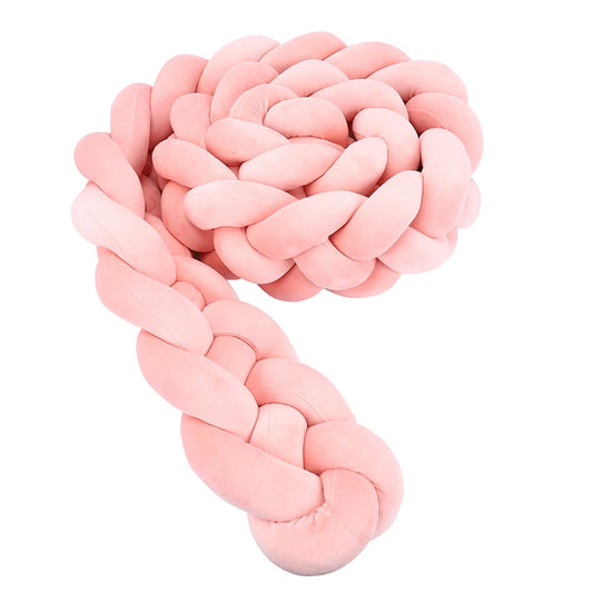Tresse de Lit 4 Brins Rose Foncé