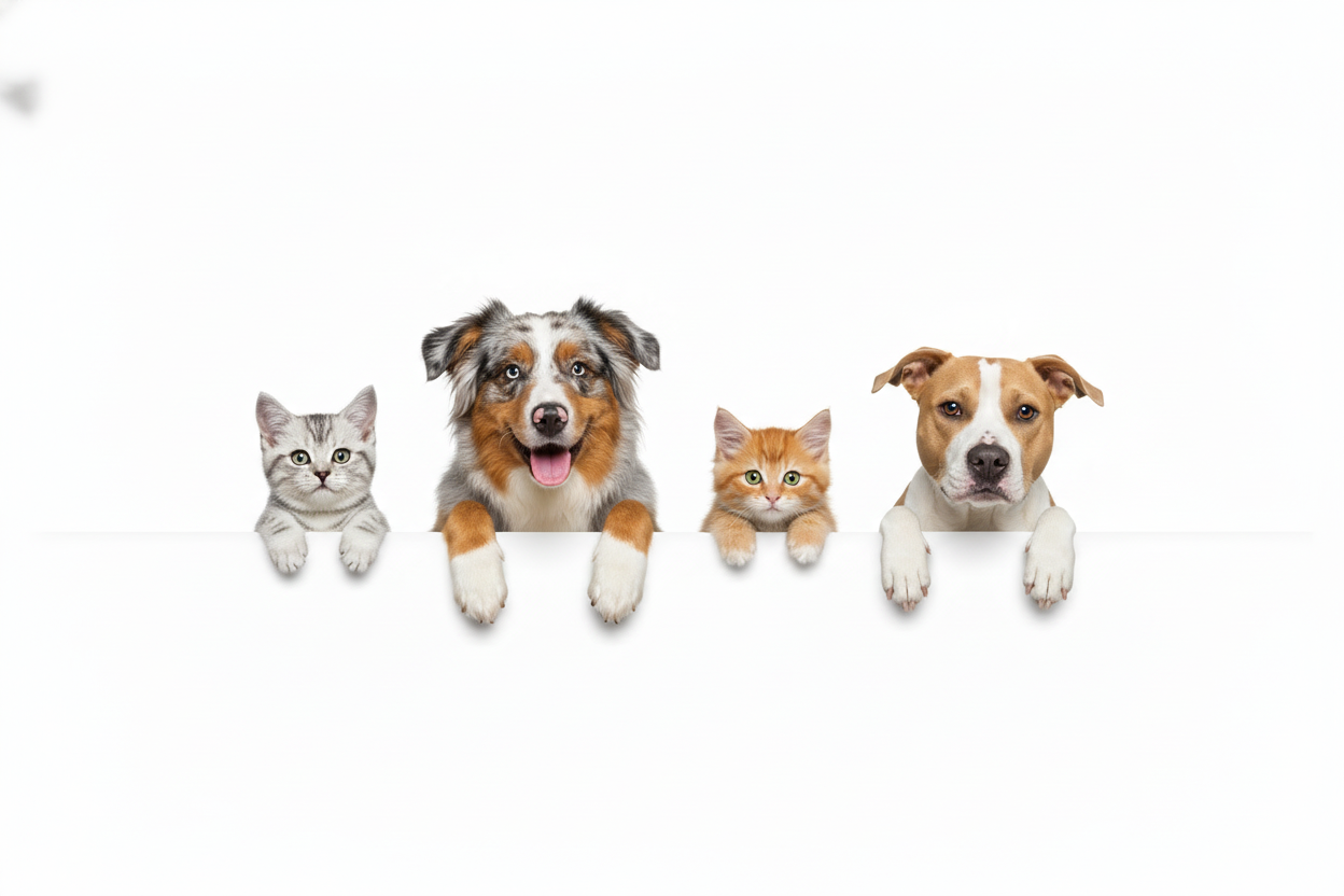 Bannière panoramique - Scène animaux réduite