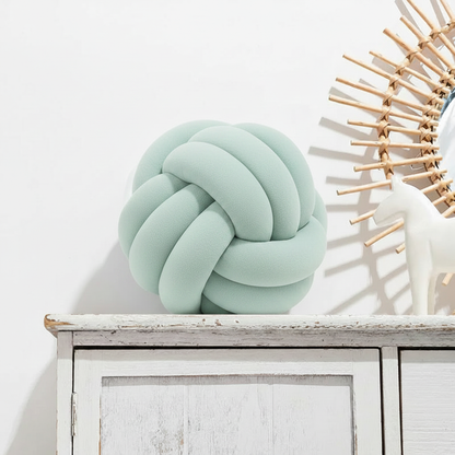 Coussin Boule Noué