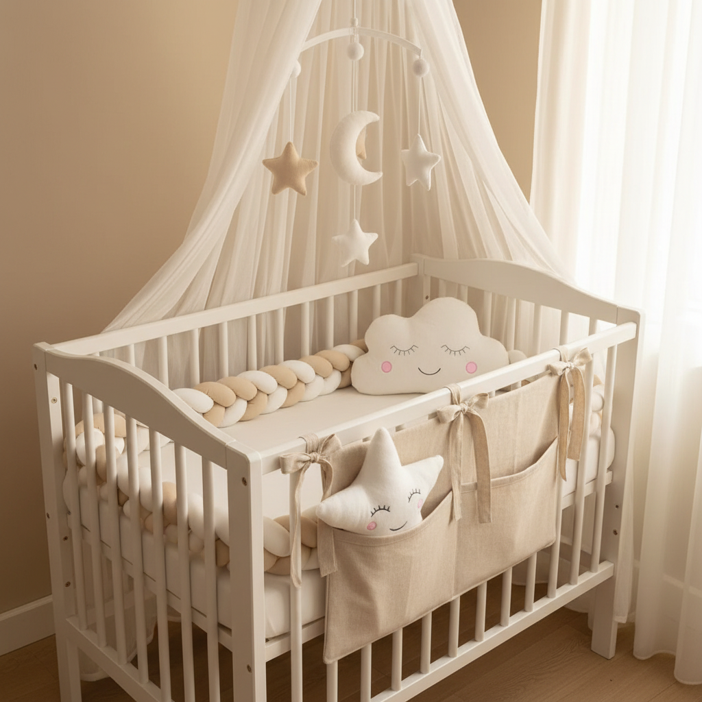 Lit bébé coussins conformes aux originaux